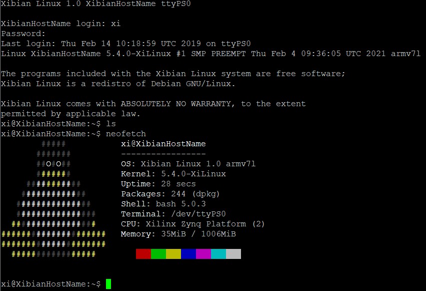 neofetch screenshot